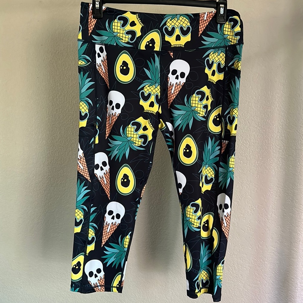 Constantly Varied Gear ice cream skull capris. Size XXL.